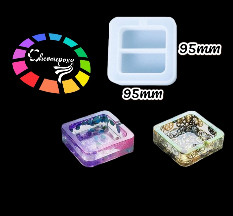Moldes de Cenicero Mediano Cuadrado
